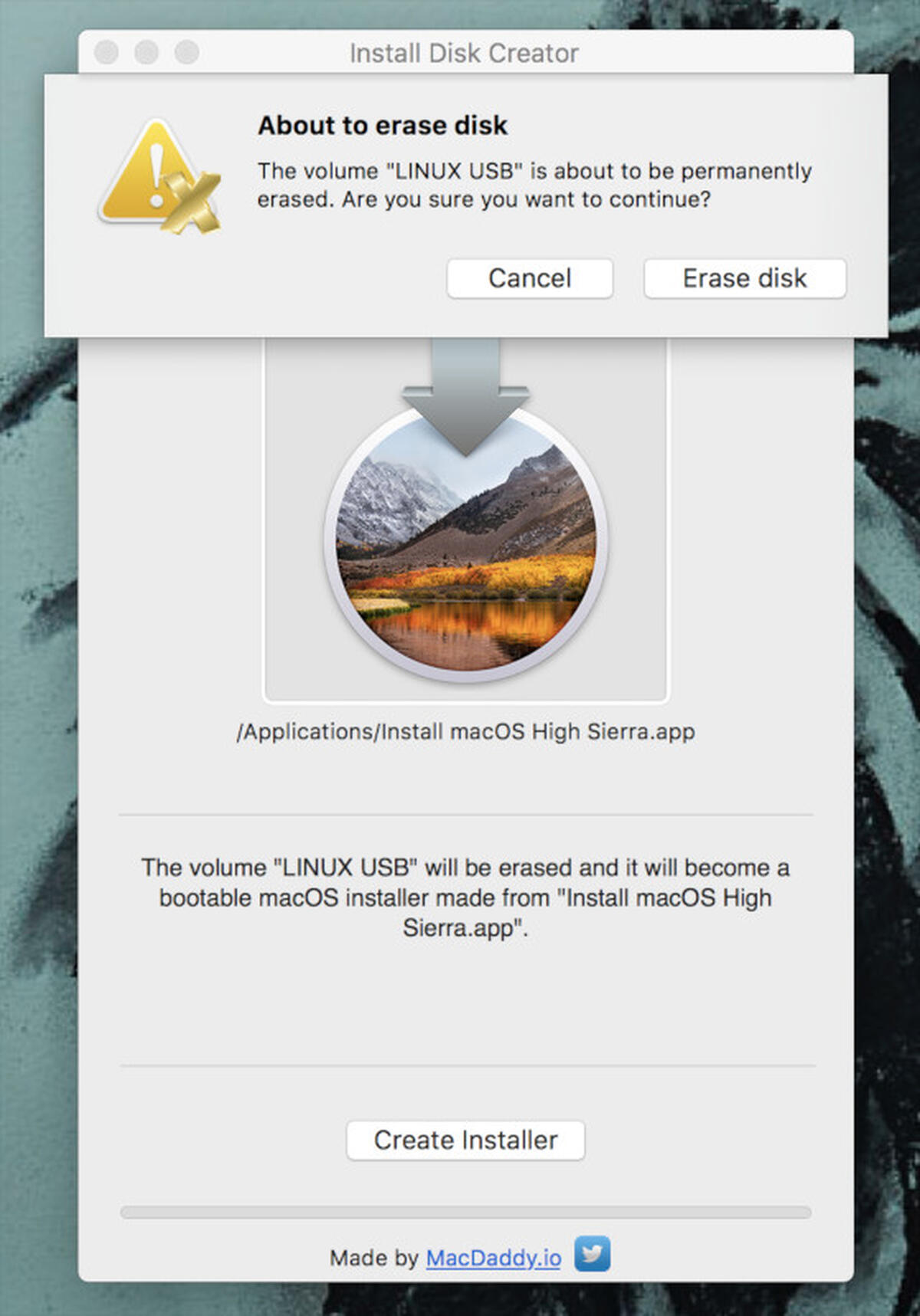 usb disk creator for mac